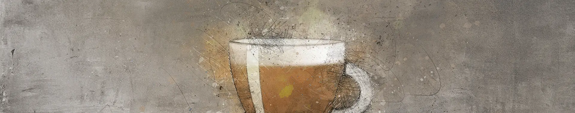 Brewed Bliss - Cappuccino Banner