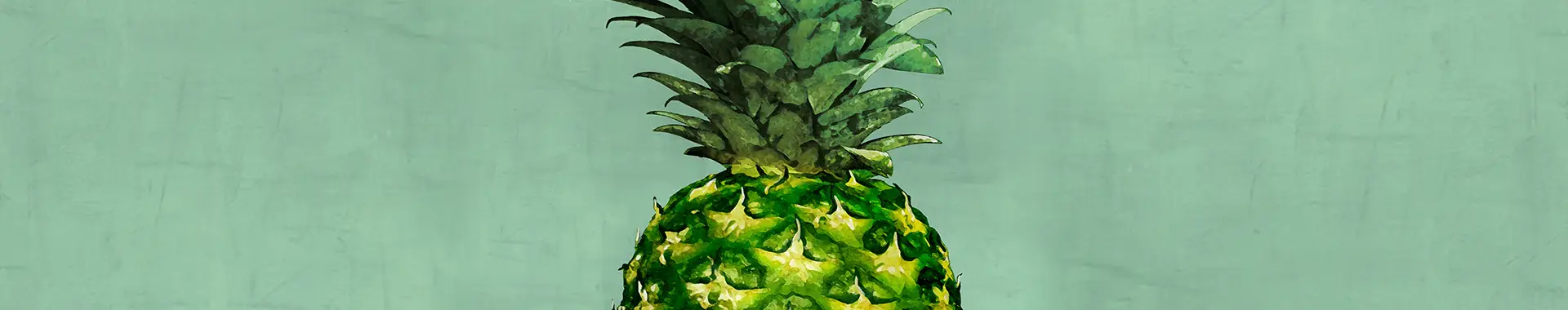 Tropical Treat - Slice Series - Mint Banner
